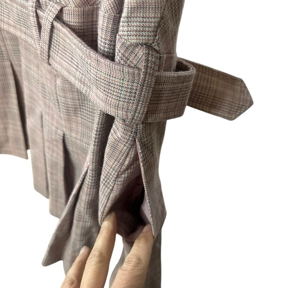 NWOT Free People Sevi Plaid Mini Dress Women size Small - Picture 7 of 10